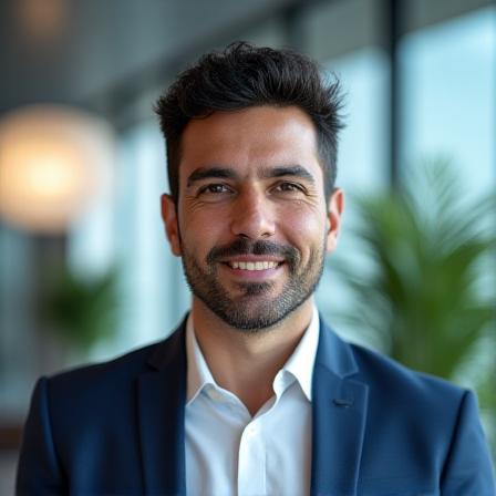 Retrato profissional de um líder de tecnologia em São Paulo